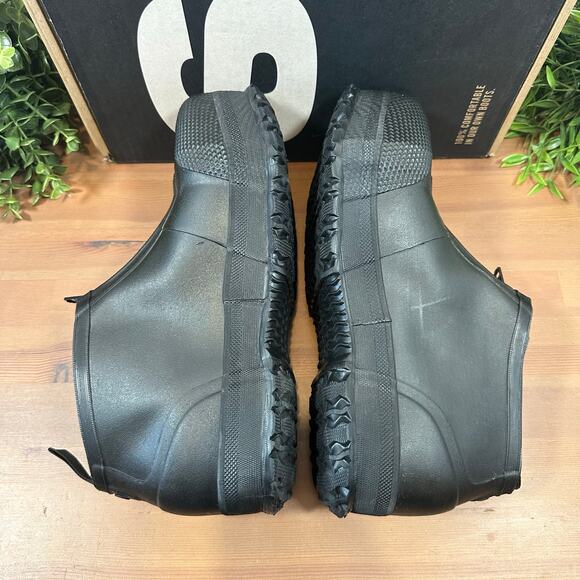 Bogs Men's Overshoe Zip CT Composite Toe Boots Black Size 7 - Picture 6 of 9